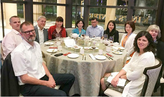 ICH策定メンバーとディナー