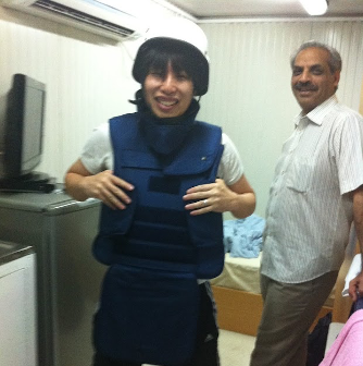 アフガニスタン出張中、UNコンパウンドにて