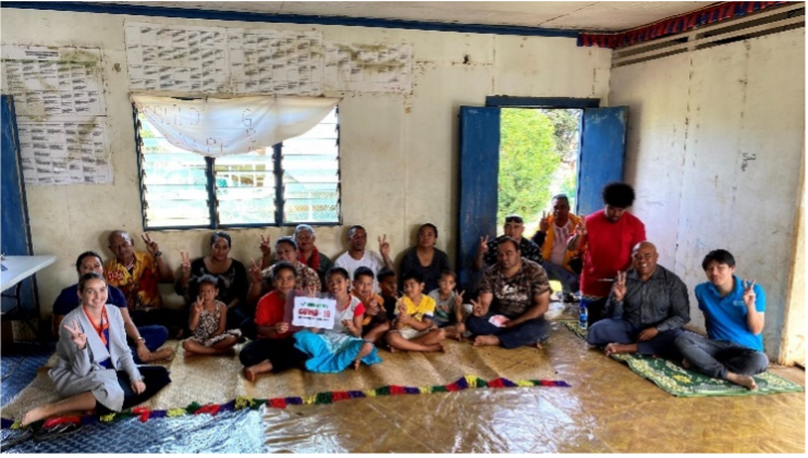 COVID-19ワクチン接種後島民と