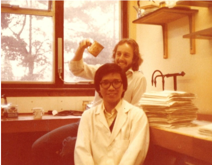 サウサンプトン総合病院で友人のトニーと