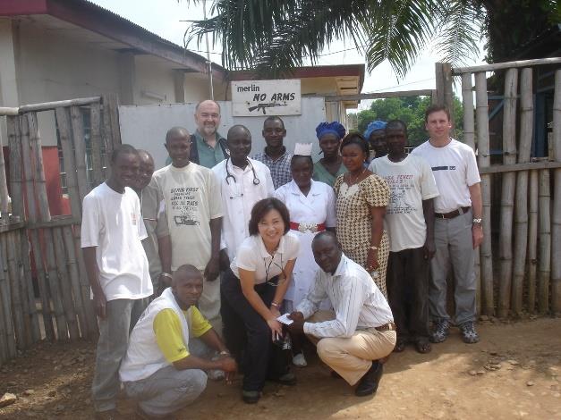 シエラレオネ ケネマ病院にて