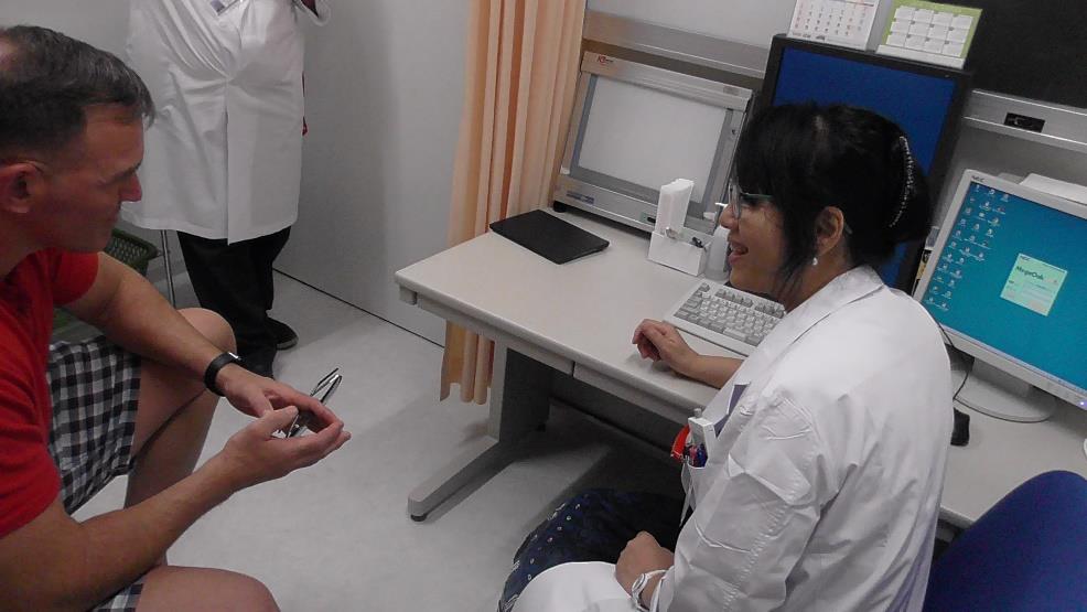 外国人診療の一コマ